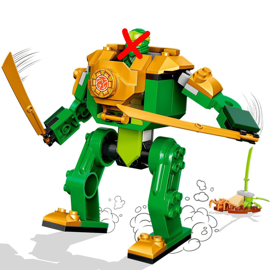 LEGO NINJAGO 71757 Lloyd's Ninja Mech Set (No Minifigures) Unused (No Box)