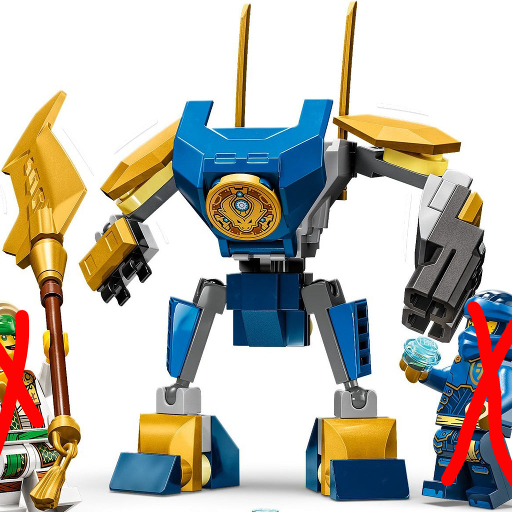 LEGO NINJAGO 71805 Jay's Mech Battle Pack Set (No Minifigures) Unused (No Box)