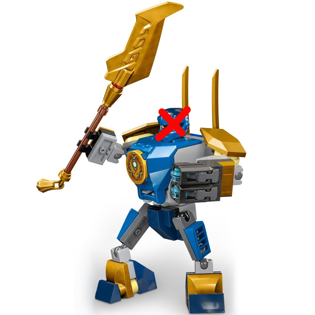 LEGO NINJAGO 71805 Jay's Mech Battle Pack Set (No Minifigures) Unused (No Box)