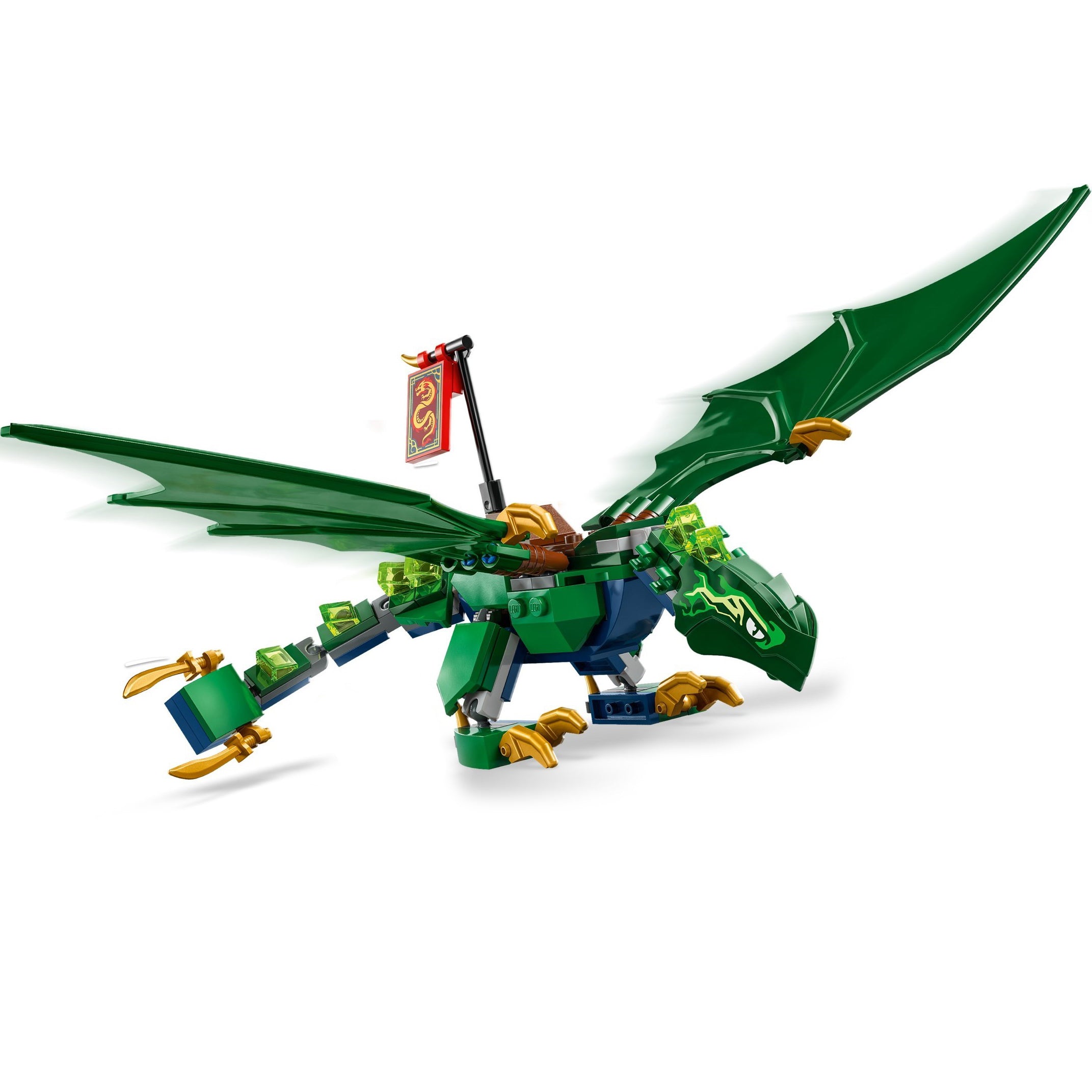 LEGO NINJAGO 71829 Lloyd's Green Forest Dragon Set (No Minifigures) Unused (No Box)