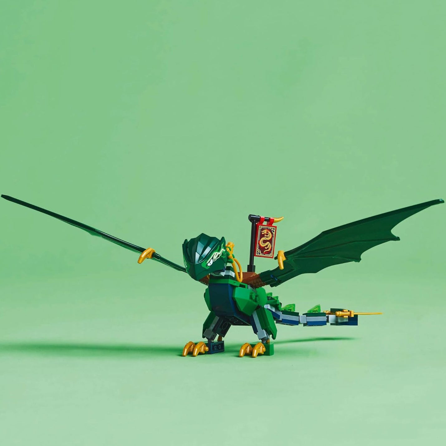 LEGO NINJAGO 71829 Lloyd's Green Forest Dragon Set (No Minifigures) Unused (No Box)