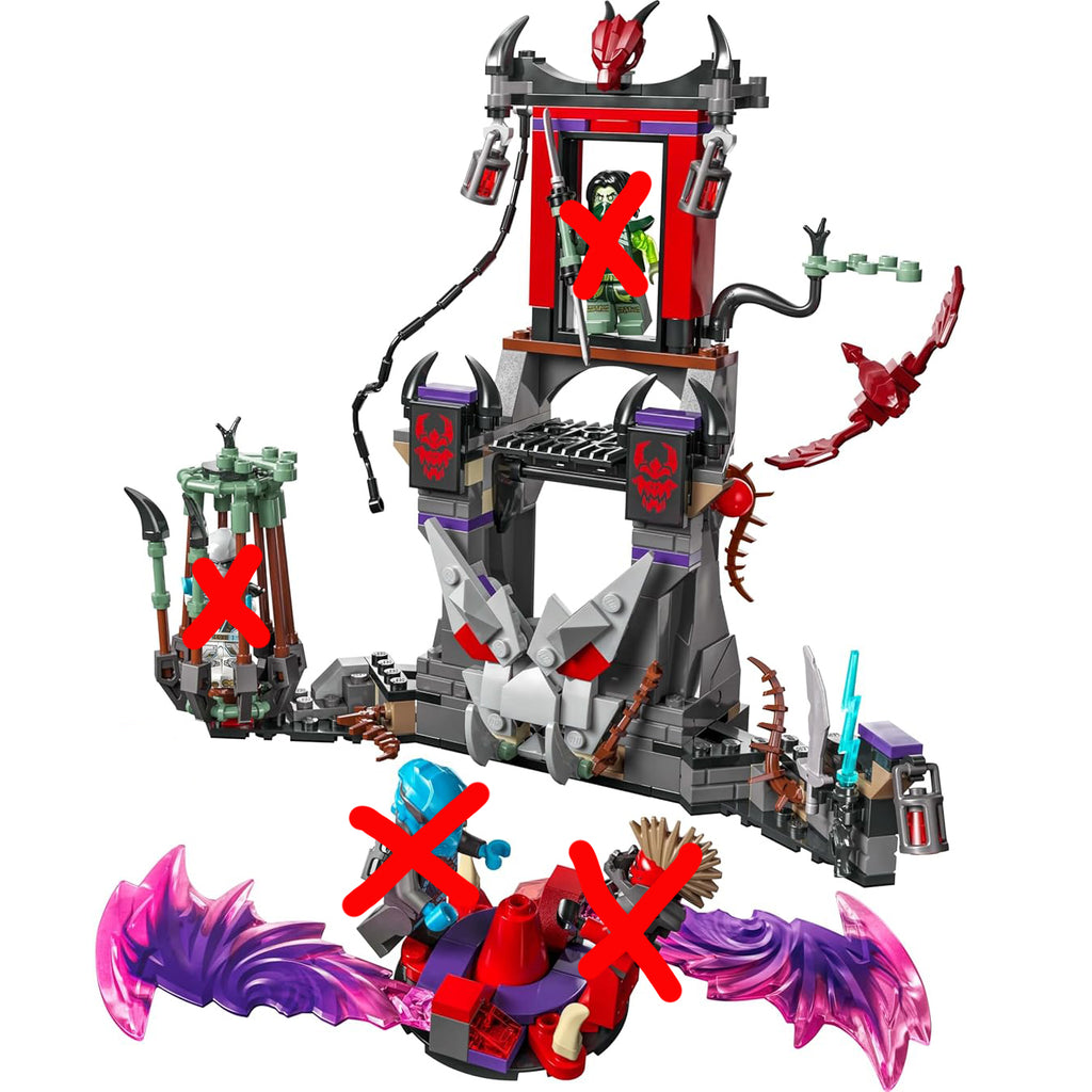 LEGO NINJAGO 71841 Dragonian Storm Village Set (No Minifigures) Unused (No Box)