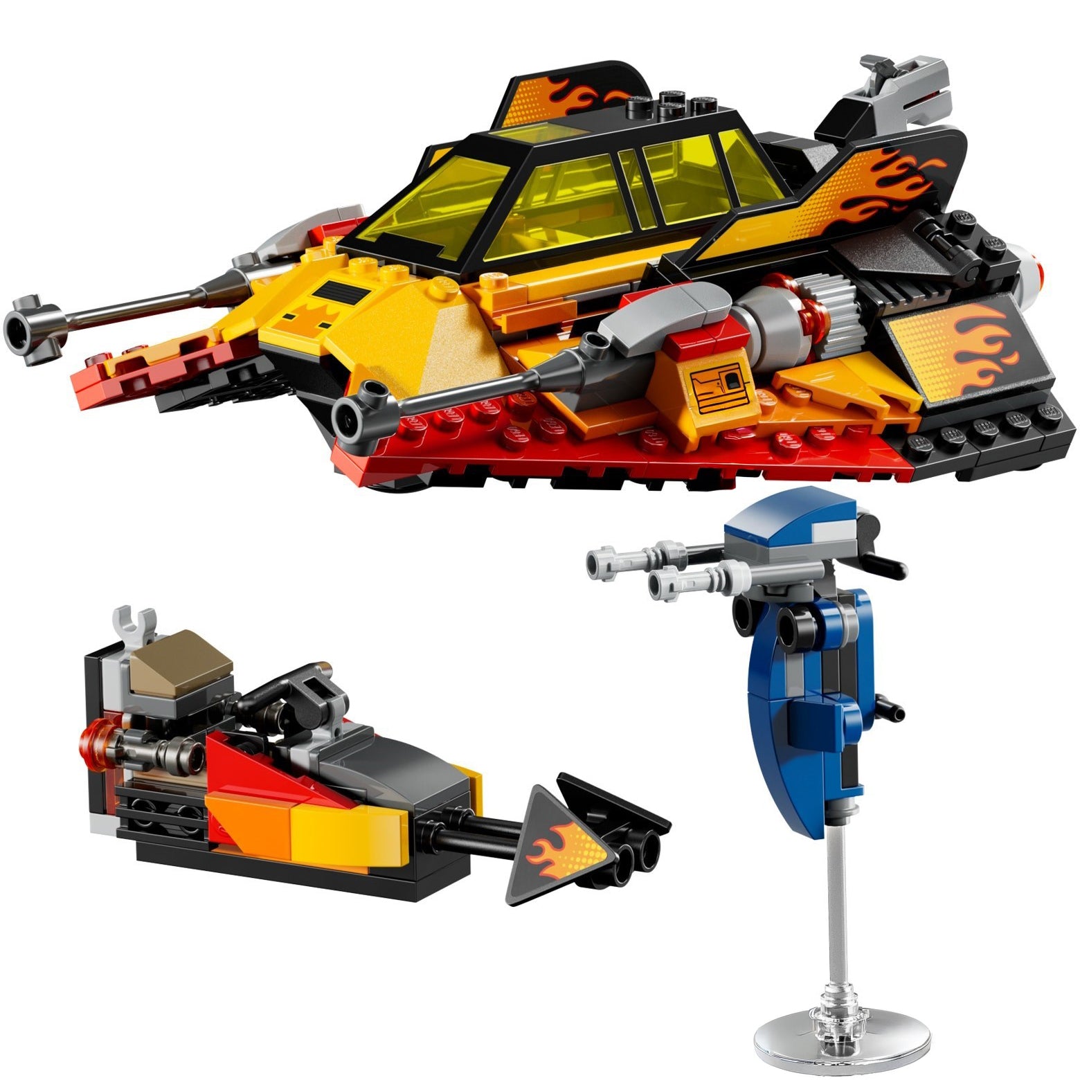 LEGO Star Wars 75414 The Force Burner Snowspeeder Set (No Minifigures) Unused (No Box)