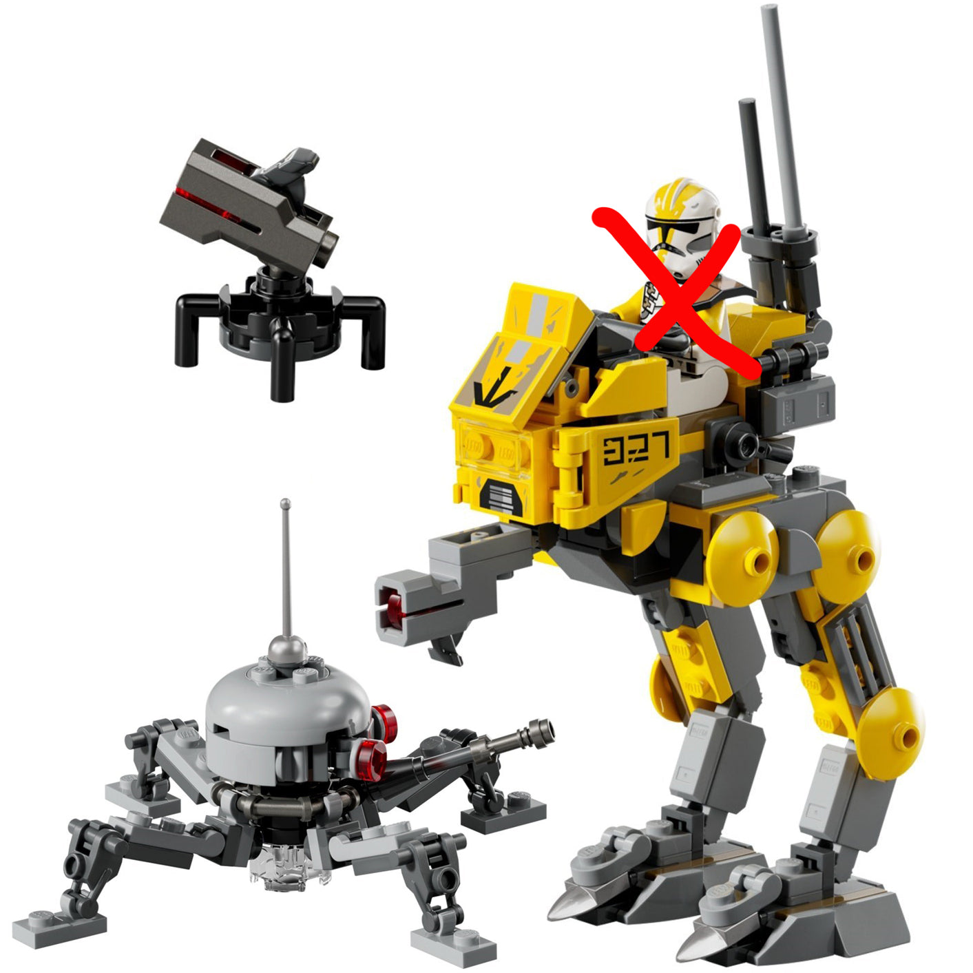 LEGO Star Wars 75431 327th Star Corps Clone Troopers Battle Pack Set (No Minifigures)