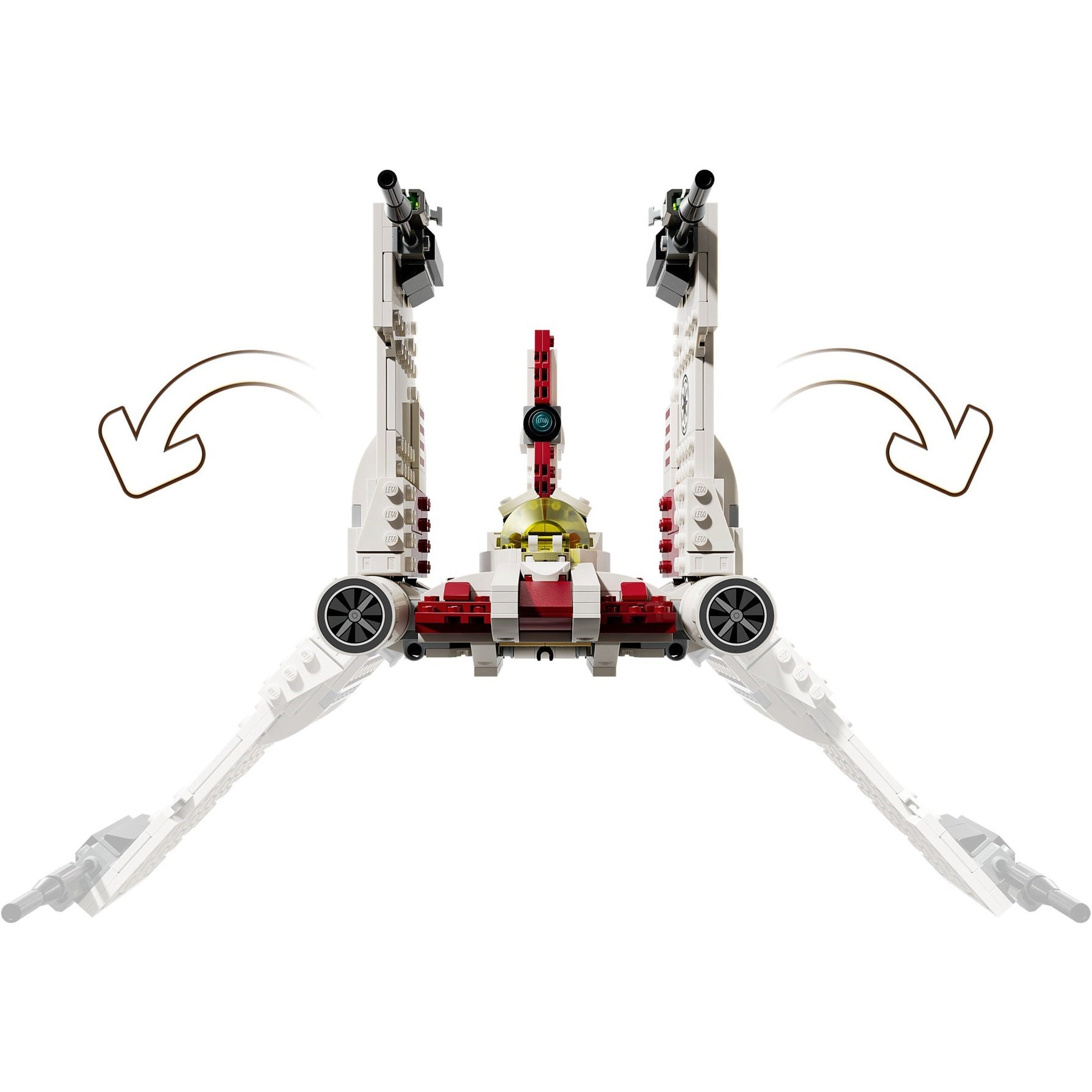 LEGO Star Wars 75432 V-19 Torrent Starfighter Set (No Minifigures) Unused (No Box)